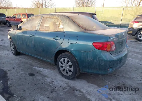 2009 Toyota Corolla Le из США, поврежденный, VIN JTDBL40E499090264
